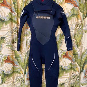 NWOT Quiksilver Chest Zip HyperFlex 3/2mm Men's M